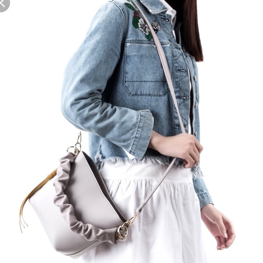 New Melie Bianco Rachel Bag Taupe